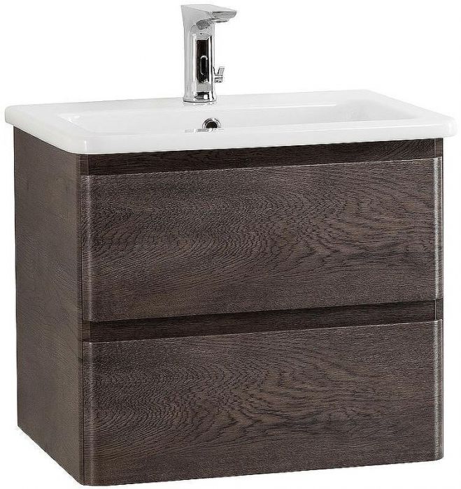 Тумба под раковину BelBagno 60 ALBANO-CER-600-2C-SO-RNG подвесная Robere Nature Grigio