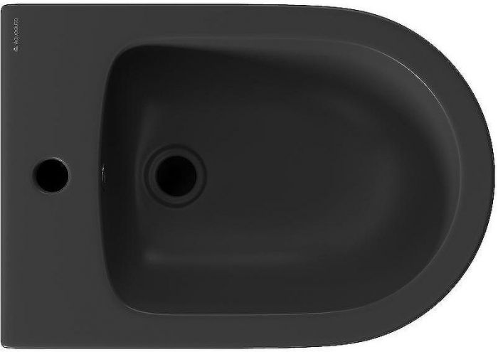 Биде Aqueduto Ovo OVO0340 подвесное Черное матовое