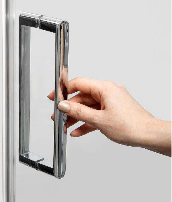 Душевая дверь WasserKRAFT Berkel 90 48P04 профиль Хром стекло прозрачное