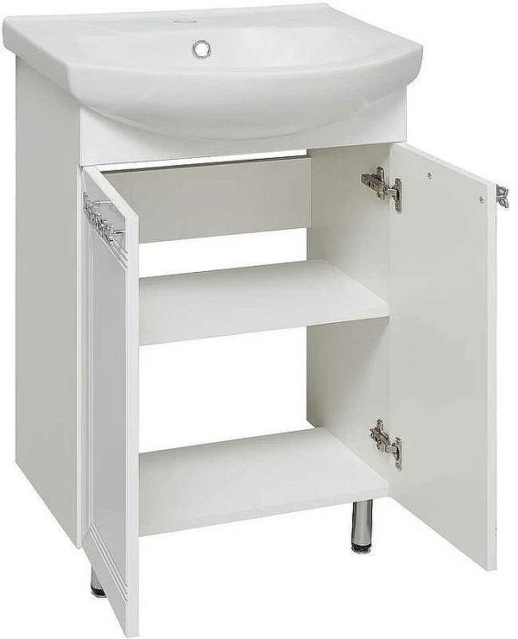 Тумба под раковину Runo Монро 55 00-00000457 Белая