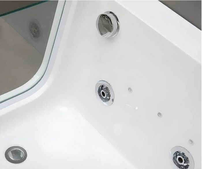 Акриловая ванна Ceruttispa 170x80 R C-494-17R 9948 с гидромассажем
