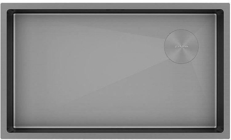 Кухонная мойка Paulmark Next-Skew 74 Uni PM887444-MG Матовый серый