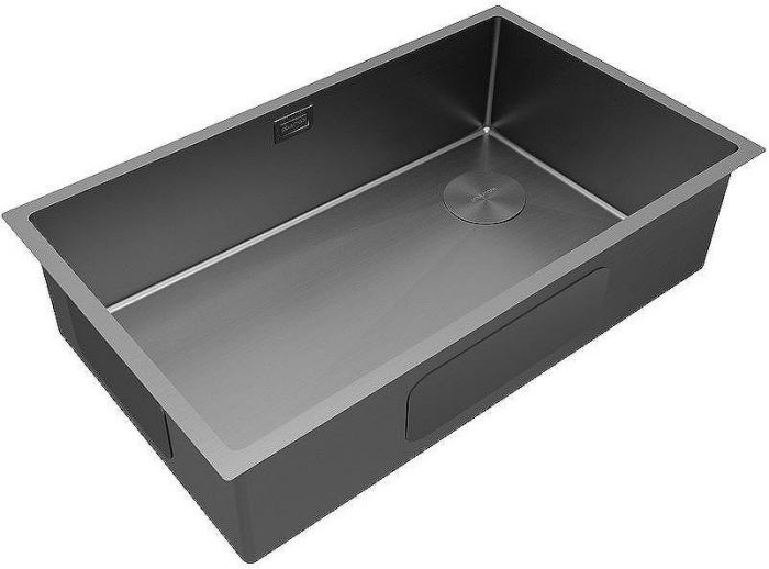 Кухонная мойка Paulmark Next-Skew 74 Uni PM887444-MG Матовый серый