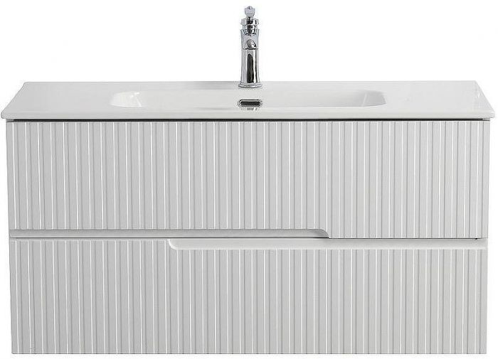 Тумба под раковину Cezares Duet-N 100 DUET-N-1000-2C-SO-BL подвесная Bianco Lucido