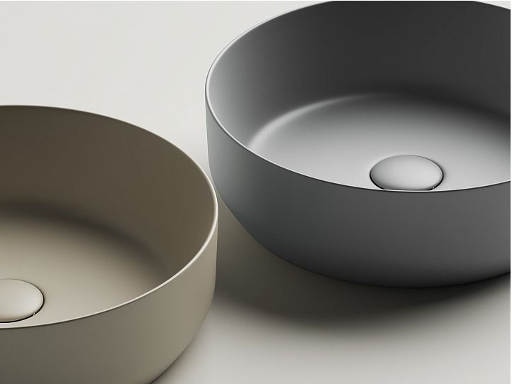 Умывальник CERAMICANOVA Element чаша накладная круглая (цвет Капучино Матовый) CN6022MC Умывальник CERAMICANOVA Element чаша накладная круглая (цвет Капучино Матовый) CN6022MC
