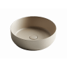 Умывальник CERAMICANOVA Element чаша накладная круглая (цвет Капучино Матовый) CN6022MC