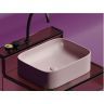 Умывальник CERAMICANOVA Element чаша накладная прямоугольная (цвет Розовый Матовый) CN6052MP