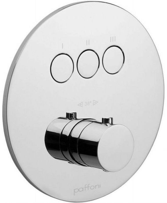 Смеситель для душа Paffoni Compact Box CPT019CR с термостатом цвет Хром