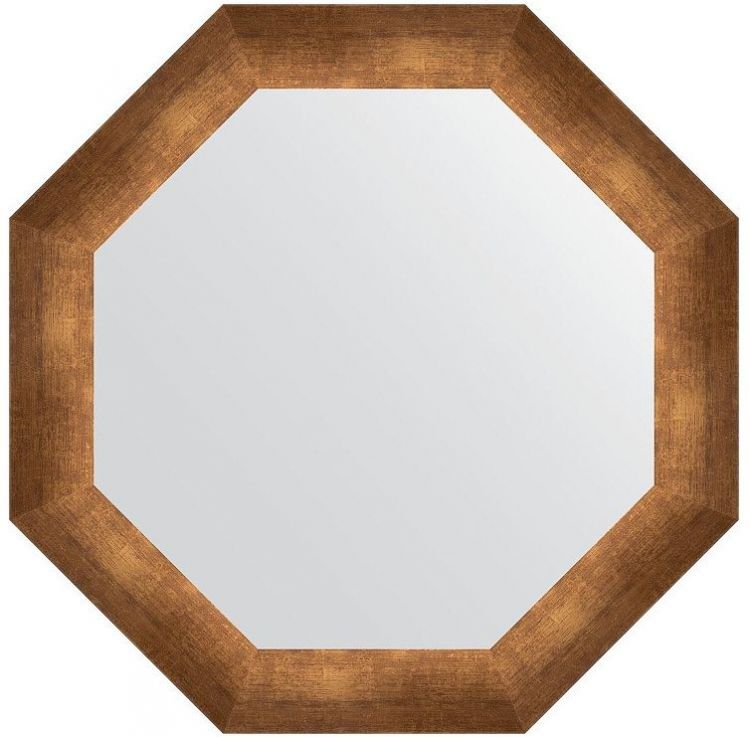 Зеркало Evoform Octagon 57х57 BY 3994 в багетной раме - Состаренная бронза 66