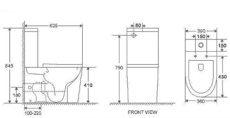 Унитаз компакт WeltWasser Salzbach 011 GL-WT 10000011688 с бачком и сиденьем Микролифт