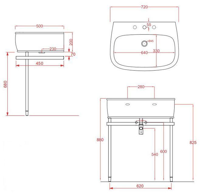 Раковина ARTCERAM Azuley AZL003 01 00 АКЦИЯ