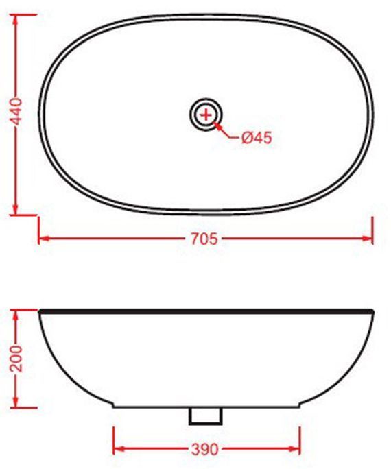 Раковина ARTCERAM WASHBASINS LCL002 01 00 Раковина ARTCERAM WASHBASINS LCL002 01 00