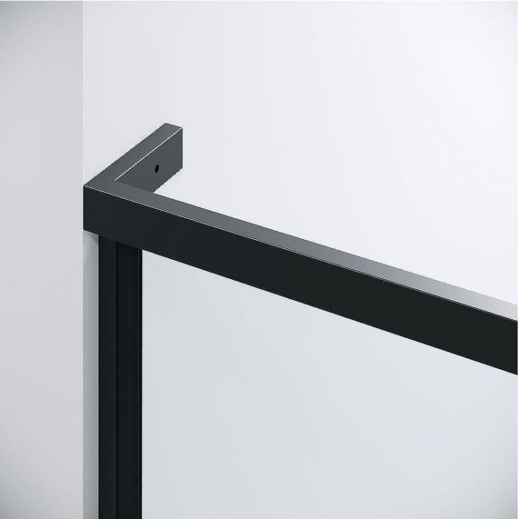 Душевая дверь Grossman Pragma 120 100.K33.03.120.21.00 профиль Черный матовый стекло прозрачное