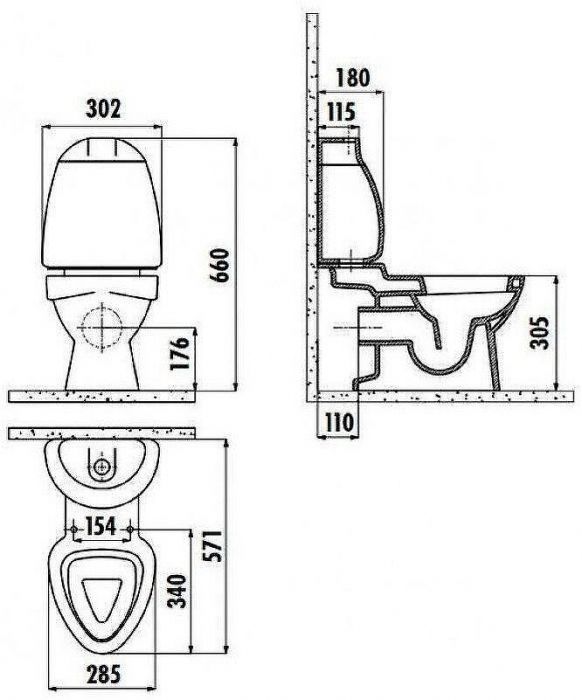 Унитаз компакт Creavit Cocuk CK310-11CB00E-0000 детский Белый без бачка и сиденья