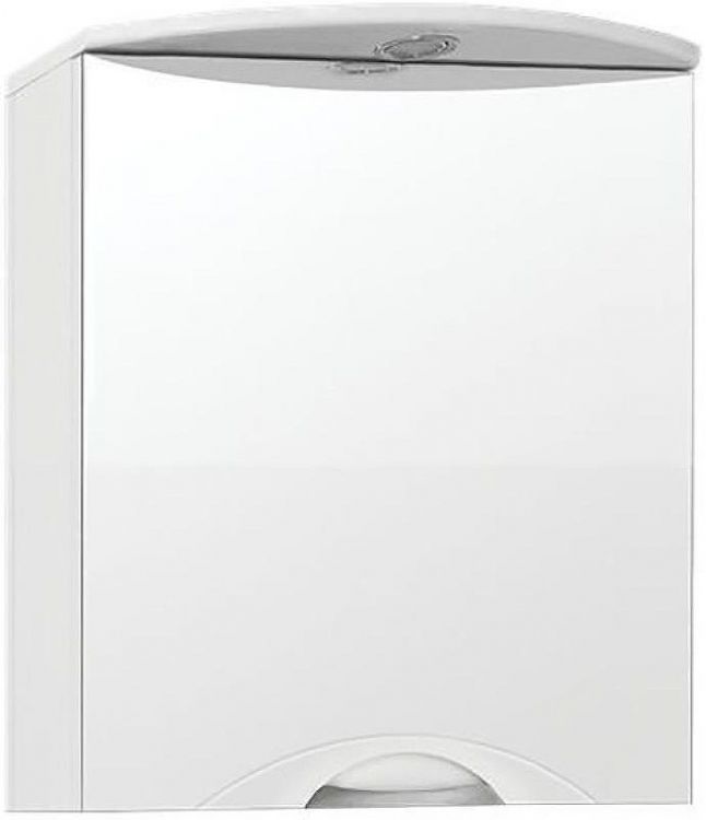 Зеркальный шкаф Style Line Жасмин 2 Люкс 60 ЛС-00000216 с подсветкой Белый