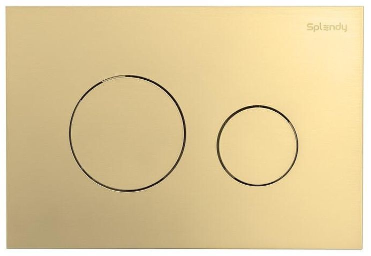 Клавиша смыва Splendy Stable Rest SR302TMGM цвет Золото матовое