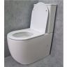 Унитаз компакт CeramaLux TR2176 Белый глянцевый с бачком и сиденьем Микролифт