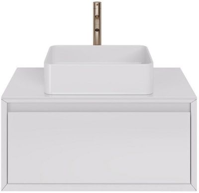 Тумба под раковину Dreja Insight 80 99.9200 подвесная Белый глянец