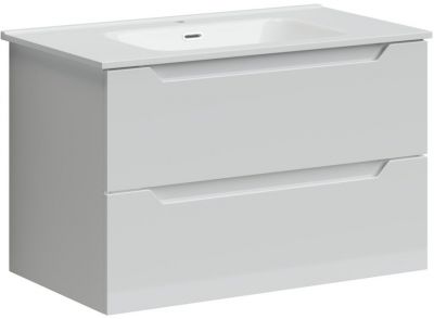 Тумба подвесная SANCOS под раковину Norma 2.0, белый глянец 790х450х500, NR2.080W