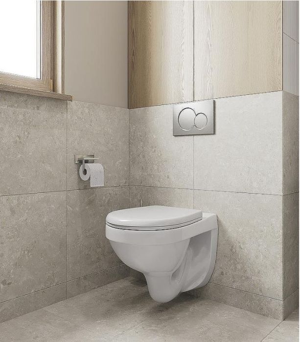 Комплект унитаза с инсталляцией Santeri Альфа 1.3815.9.S00.00B.0 с сиденьем и клавишей смыва Хром