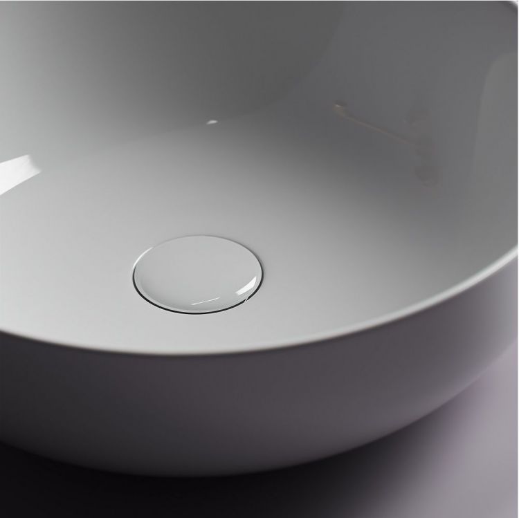 Умывальник чаша SANCOS накладная круглая Element 420x420x130мм, CN5024