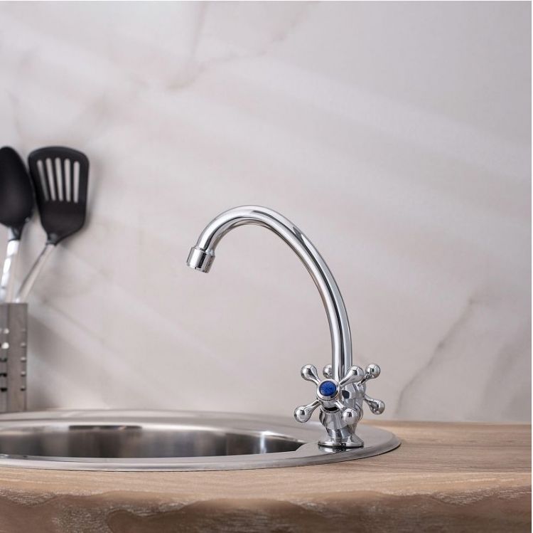 Смеситель для кухни Ростовская Мануфактура Сантехники SL71-271F Хром