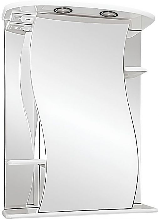 Зеркальный шкаф Misty Лиана 60 R Э-Лиа02060-01СвП с подсветкой Белый