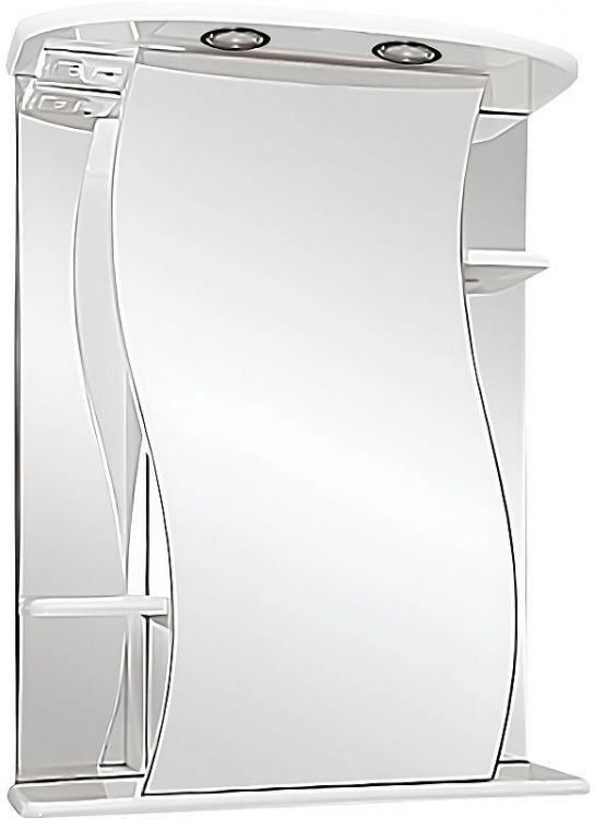 Зеркальный шкаф Misty Лиана 60 R Э-Лиа02060-01СвП с подсветкой Белый