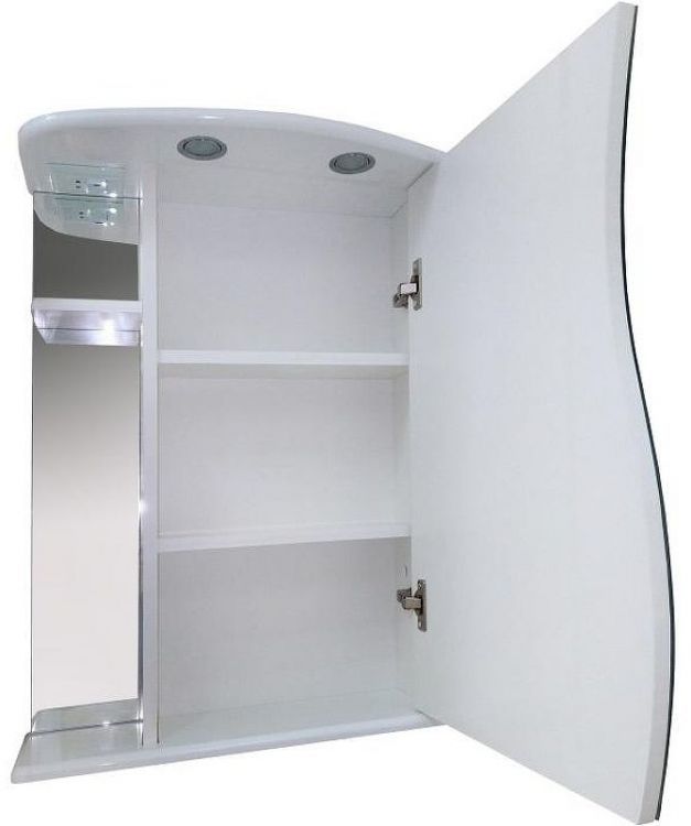 Зеркальный шкаф Misty Лиана 60 R Э-Лиа02060-01СвП с подсветкой Белый