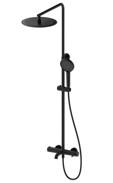 Душевая система Wonzon & Woghand Stick WW-88739017-MB цвет Черный матовый