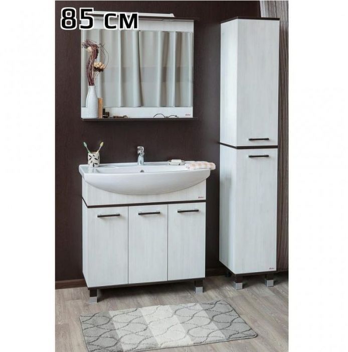 Шкаф пенал Sanflor Толедо 32 R Н0000001272 Венге Орегон