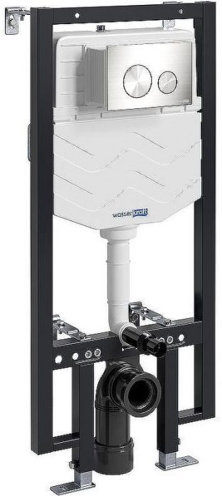 Инсталляция WasserKRAFT Vils 56TLT.010.ME.BN02 для унитаза с клавишей смыва Никель