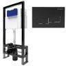 Инсталляция Bettoserb Sava Free Standing SFS40006481 для унитаза с клавишей смыва цвет Черный матовый