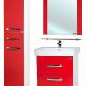 Шкаф пенал Bellezza Рокко 35 4623704090038 Красный Белый