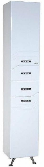 Шкаф пенал Bellezza Дрея 35 4621304710011 Белый