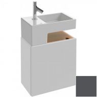 Тумба для комплекта 50 см Jacob Delafon Terrace EB1178-442, серый антрацит глянцевый