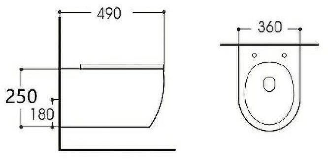 Унитаз Aquanet Smart W Rimless 276395 подвесной с сиденьем Микролифт