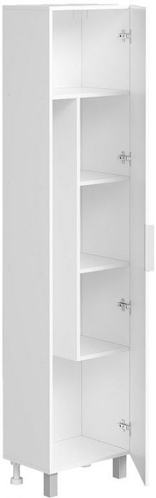 Шкаф пенал DIWO Дмитров 45 DMI.P.45/S/W цвет Белый