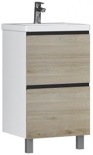 Тумба под раковину Vigo Cross 50 446 цвет Дуб давос натуральный Белый