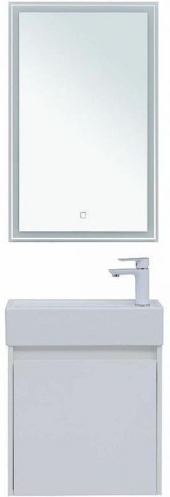 Комплект мебели для ванной Aquanet Nova Lite 50 302531 подвесной Белый глянец