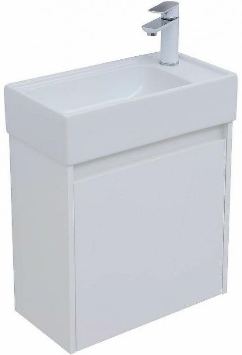 Комплект мебели для ванной Aquanet Nova Lite 50 302531 подвесной Белый глянец