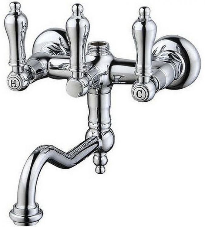 Смеситель для ванны Caprigo Adria-Classic Metal Edition 03M-518-crm Хром