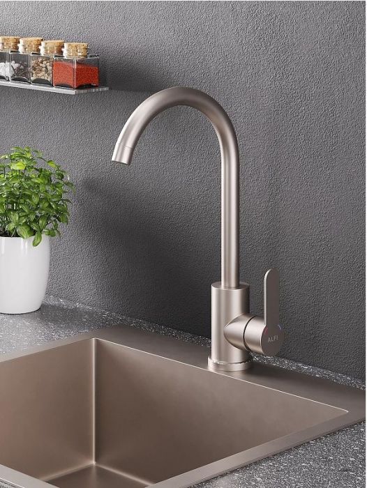 Смеситель для кухни Alfi LF100333 цвет Никель