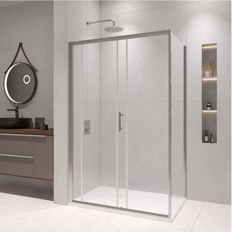 Душевой уголок RGW Passage PA-145 100х90 020814590-11 профиль Хром стекло прозрачное