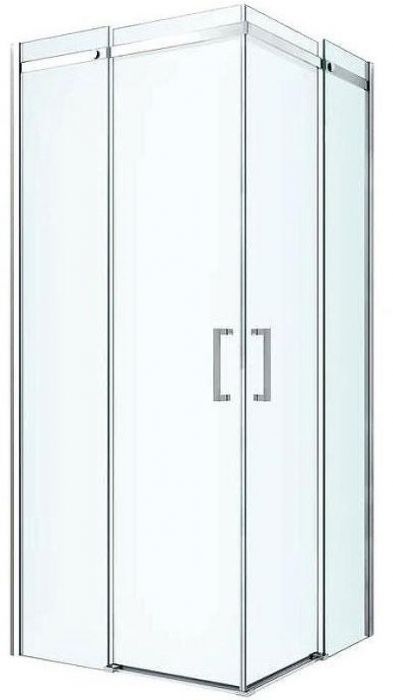 Душевой уголок Berges Melita 100х100 061024 профиль Хром стекло прозрачное