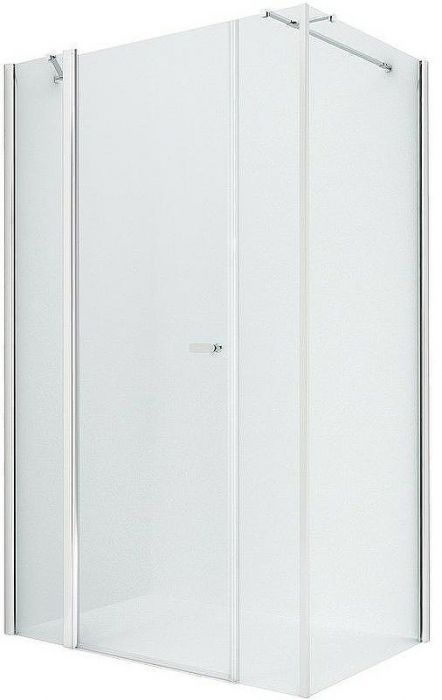 Душевой уголок New Trendy New Soleo Chrome 120х100 K-0375 профиль Хром стекло прозрачное