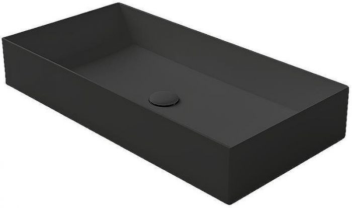 Раковина-чаша Simas Agile 80 AG80 Nero Matt Черная матовая