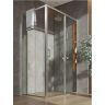 Душевой уголок Orange 120x80 E23-12080TCR профиль Хром стекло прозрачное