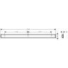 Hansgrohe WallStoris Штанга 50 см, цвет: матовый белый