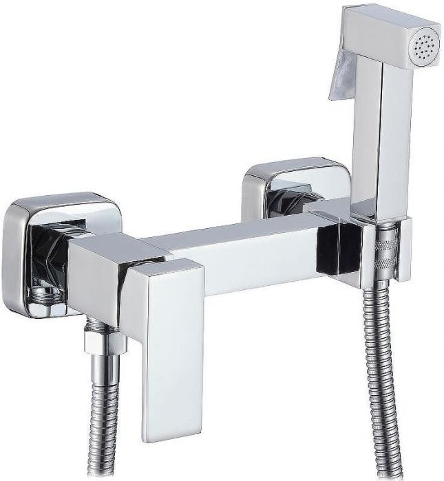 Гигиенический душ со смесителем D-Lin D180201 Хром